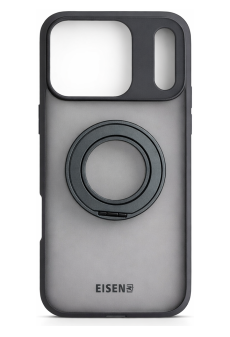 Schutzhülle Grau mit Ring  - iPhone 17 Pro