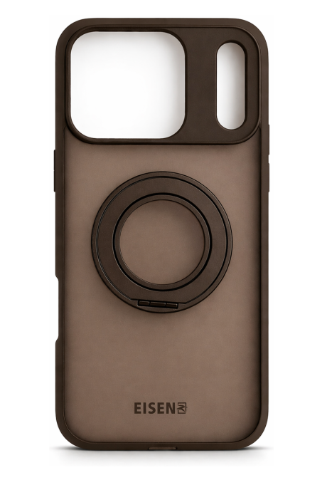 Schutzhülle Broun mit Ring  - iPhone 17 Pro