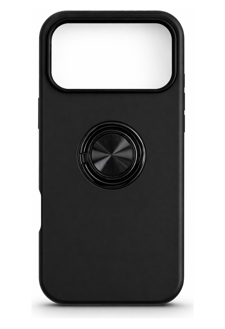 Schutzhülle Schwarz mit Ring  - iPhone 17 Pro Max