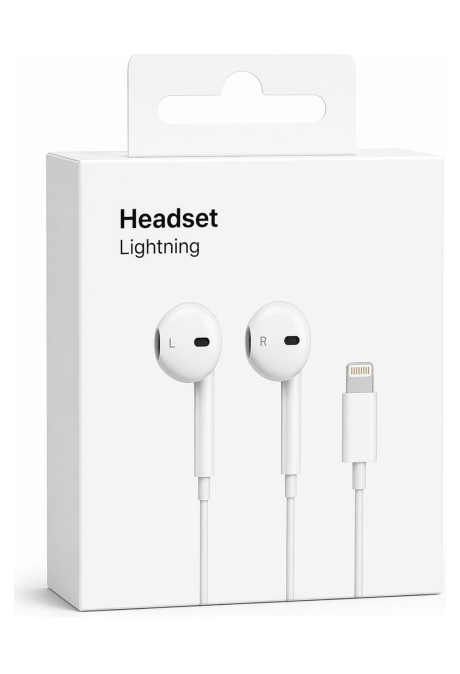 In-Ear Kopfhörer mit Lightning Anschluss – kompatibel mit iPhone