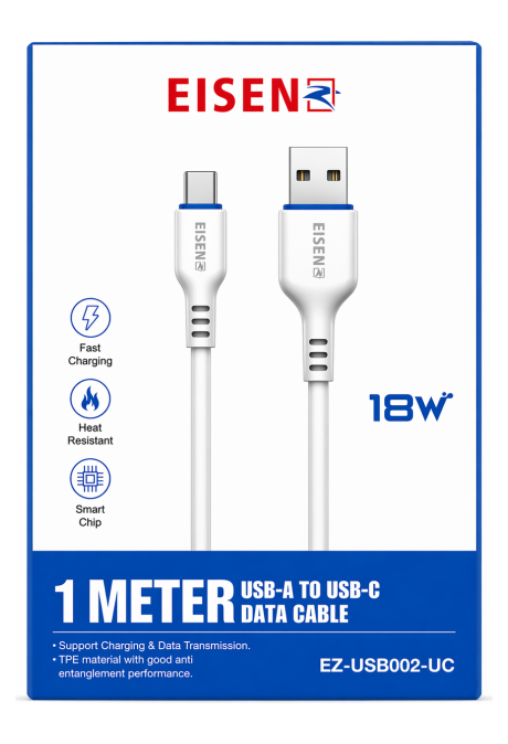 USB-C - USB-A Kabel 1 M