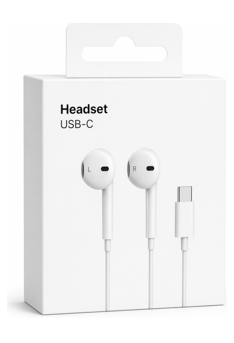 In-Ear Kopfhörer mit USB-C Anschluss – kompatibel mit iPhone